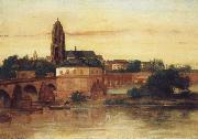 Gustave Courbet View of Frankfurt an Main oil painting